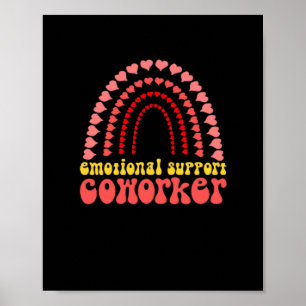 Emotionele hulp Collega werk Bestie Classic Poster