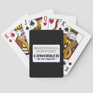 Emotionele hulp Collega Werk Bestie Werkgelegenhei Pokerkaarten