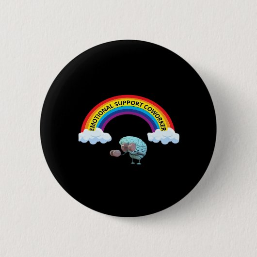 Emotionele hulp, collega's, emotionele hulp ronde button 5,7 cm (Voorkant)