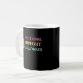 Emotionele hulp Coworker Basic Koffiemok (Voorkant links)