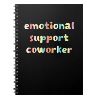 Emotionele hulp Coworker Basic Quote Notitieboek
