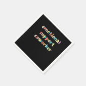 Emotionele hulp Coworker Basic Quote Servet (Hoek)