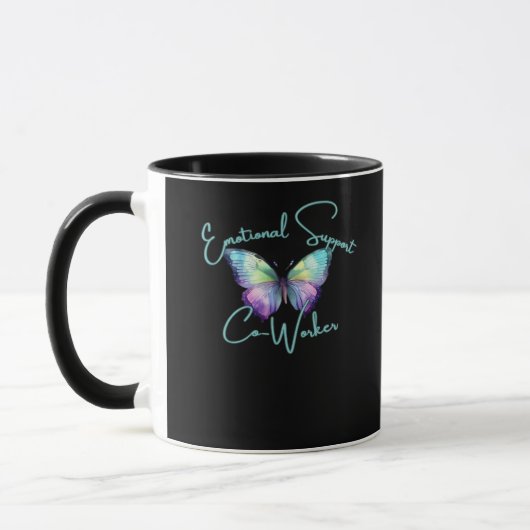 Emotionele hulp Coworker Butterfly Classic Mok (Links)