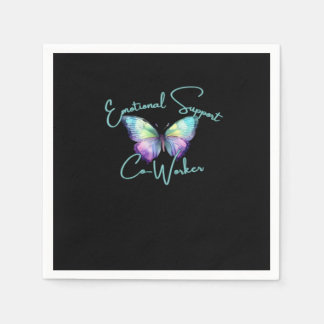 Emotionele hulp Coworker Butterfly Classic Servet