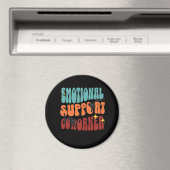 Emotionele hulp Coworker Cat Classic Magneet (Insitu (Vaatwasser))