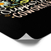 Emotionele hulp Coworker Classic Chill Meme Poster (Hoek)