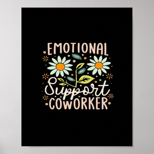 Emotionele hulp Coworker Classic Chill Meme Poster (Voorkant)