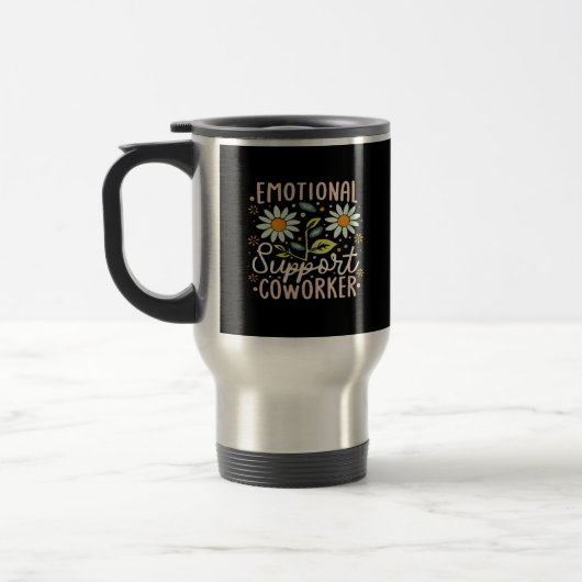 Emotionele hulp Coworker Classic Chill Meme Reisbeker (Links)