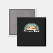 Emotionele hulp Coworker Classic Chilling Meme Magneet (Voorkant / Achterkant)