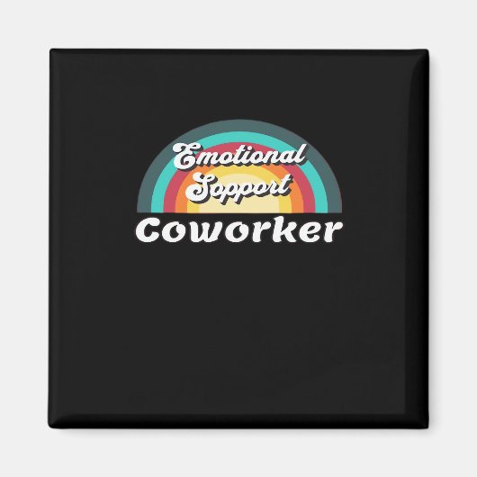 Emotionele hulp Coworker Classic Chilling Meme Magneet (Voorkant)