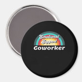 Emotionele hulp Coworker Classic Chilling Meme Magneet (Voorkant / Achterkant)