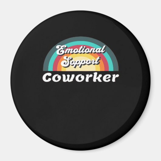 Emotionele hulp Coworker Classic Chilling Meme Magneet (Voorkant)