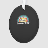 Emotionele hulp Coworker Classic Chilling Meme Ornament (voorkant)