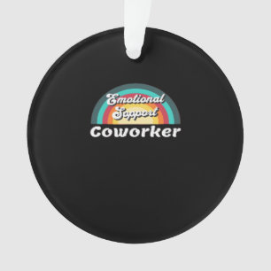 Emotionele hulp Coworker Classic Chilling Meme Ornament