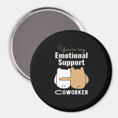 Emotionele hulp Coworker Classic Magneet (Voorkant / Achterkant)