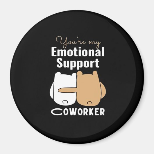 Emotionele hulp Coworker Classic Magneet (Voorkant)
