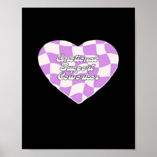 Emotionele hulp Coworker Classic Poster