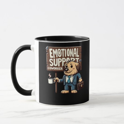 Emotionele hulp Coworker Classic Quote Mok (Links)