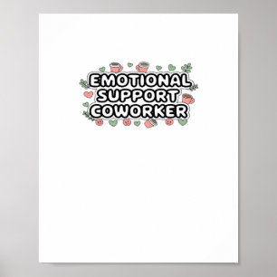 Emotionele hulp Coworker Classic V2 Classic Poster