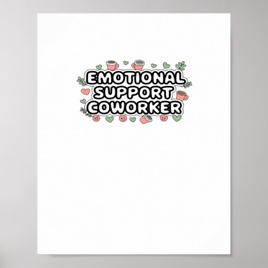 Emotionele hulp Coworker Classic V2 Classic Poster (Voorkant)