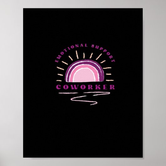 Emotionele hulp Coworker Essentieel Poster (Voorkant)