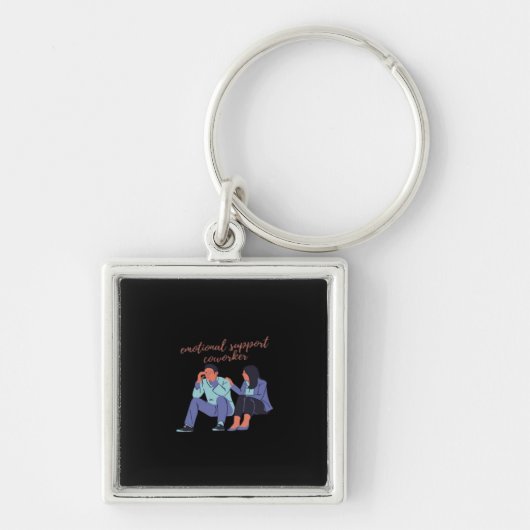 Emotionele hulp Coworker Essentieel Sleutelhanger (Voorkant)