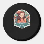 Emotionele hulp Coworker Funny Meme Magneet (Voorkant)