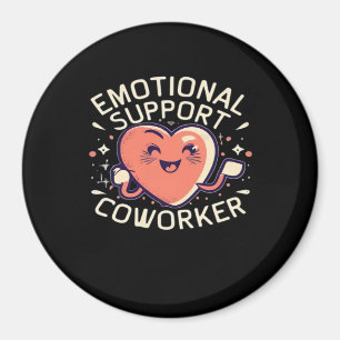 Emotionele hulp Coworker Funny Sloth en Quote Magneet