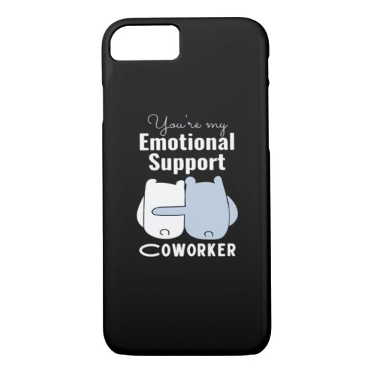 Emotionele hulp Coworker Grappig Quote Case-Mate iPhone Case (Achterkant)