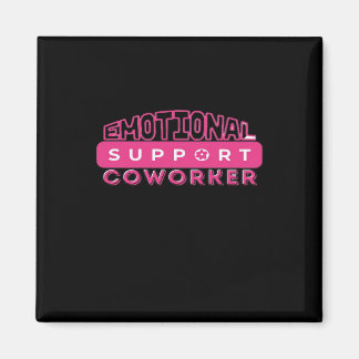 Emotionele hulp Coworker Pink Flower Essential Magneet