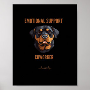 Emotionele hulp Coworker Trend en Classic Poster