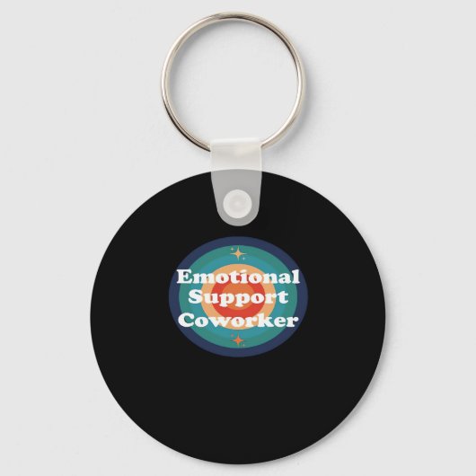 Emotionele hulp Coworker Trend Sleutelhanger (Voorkant)