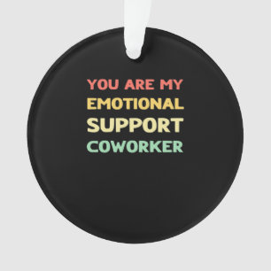 Emotionele hulp Coworker Trending Meme Ornament