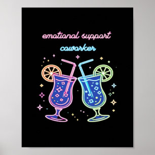 Emotionele hulp Coworker Waardering Classic Poster