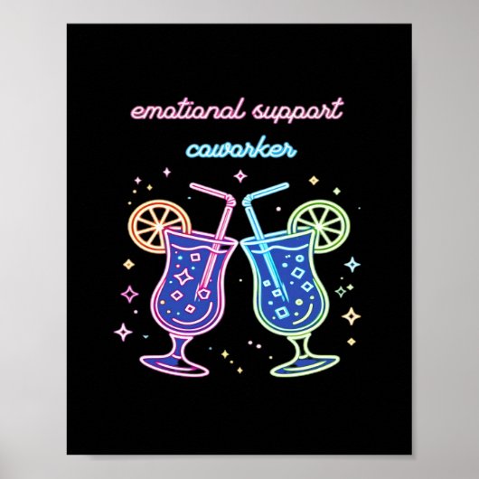Emotionele hulp Coworker Waardering Classic Poster (Voorkant)