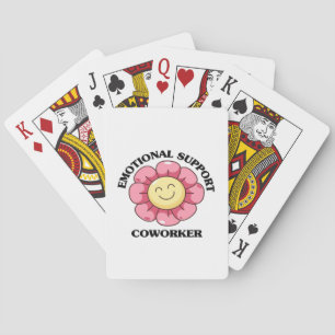 Emotionele Hulp Medewerker - Dag van de Arbeid Pokerkaarten