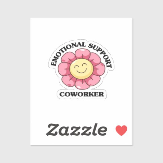 Emotionele Hulp Medewerker - Dag van de Arbeid Sticker (Vel)