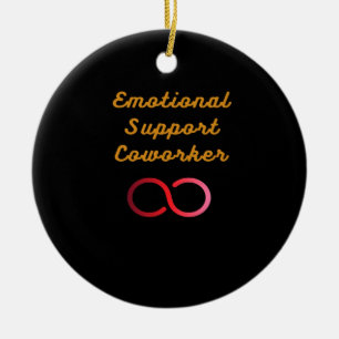 Emotionele Hulp Medewerker - Klassieke Arbeidsdag Keramisch Ornament