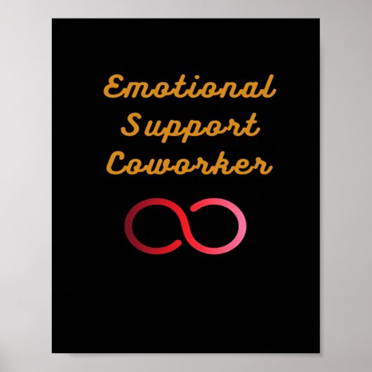 Emotionele Hulp Medewerker - Klassieke Arbeidsdag Poster (Voorkant)