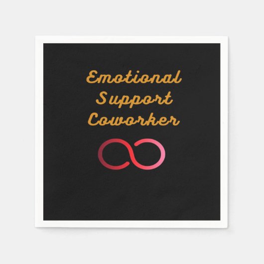 Emotionele Hulp Medewerker - Klassieke Arbeidsdag Servet (Voorkant)