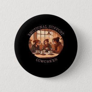 Emotionele hulp Medewerker Motivatie Kantoor Compa Ronde Button 5,7 Cm