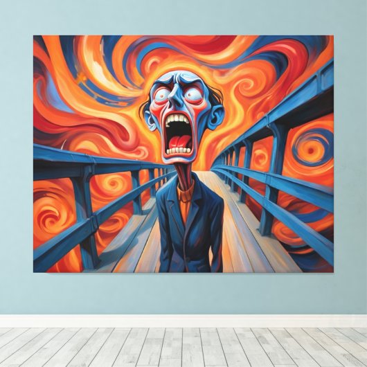 Emotionele kunst Canvas, Muurdecoratie, Home Galle Canvas Afdruk (Insitu (Houten vloer))