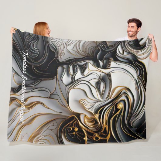 "Emotionele Kunstvormen" Fleece Deken (In situ)