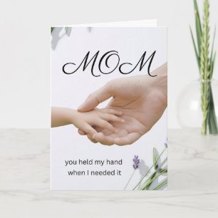 Emotionele Moeder Waarderingskaart lavendel Kaart