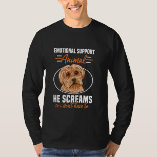 Emotionele ondersteuning Animal Yorkshire Terrier  T-shirt