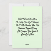 Emotionele Ondersteuning Bunny Kaart (Achterkant)