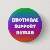 Emotionele ondersteuning Button voor menselijke re (Voorkant)