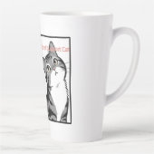 Emotionele ondersteuning Cat Tall keramische Mok (Rechts)