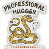 Emotionele ondersteuning: Coils Edition🐍 Sticker (Voorkant)