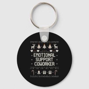 Emotionele ondersteuning Collega Grappige Lelijke Sleutelhanger